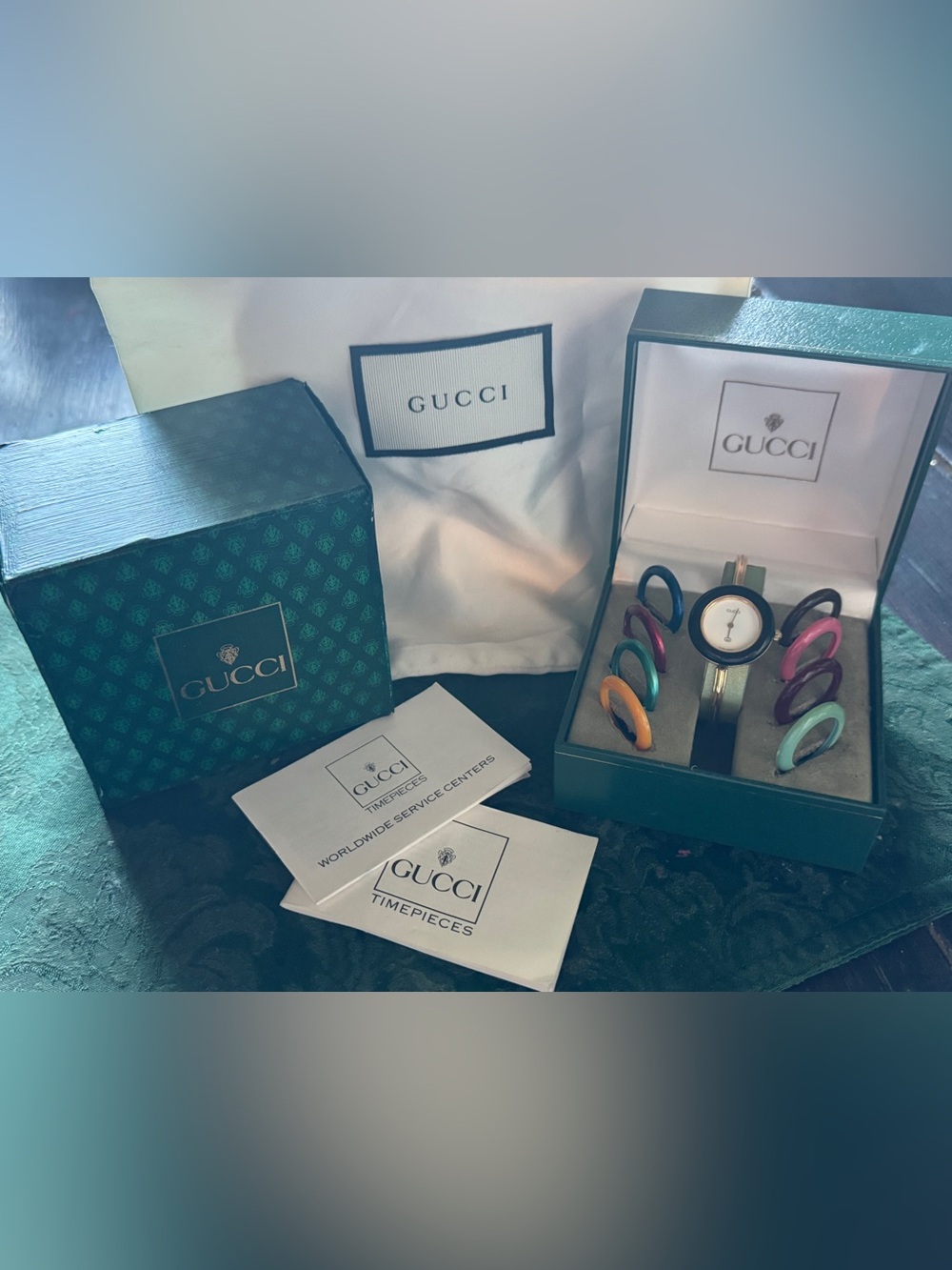Gucci Bezel Watch, New Battery and Movement, Keeps Perfect Time!